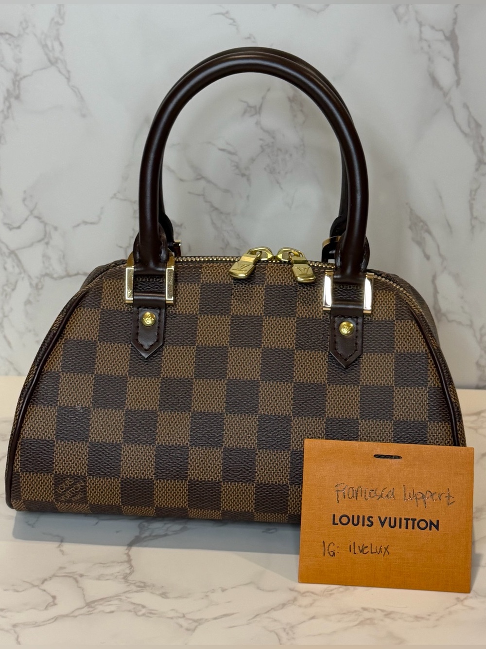 Louis Vuitton Brown Damier Ebene Ribera Mini